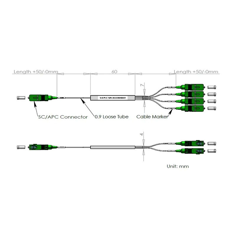 1*6 PLC 스플리터